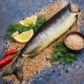 Горбуша копчена