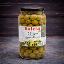 Зеленые оливки без косточки (0,9 кг сух.)