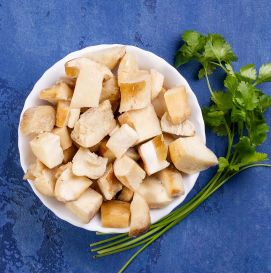 Гриб белый кубиками