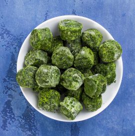 Шпинат замороженный листьями