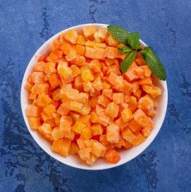 Замороженная тыква кубиком