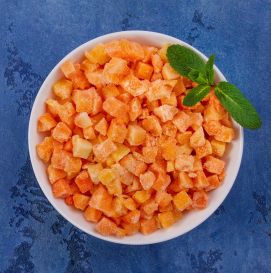 Груша замороженная кубик