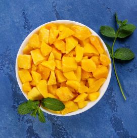 Манго кубиком замороженное