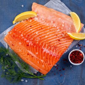 Слабосолена сьомга