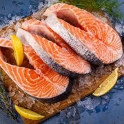 Охлажденный стейк лосося купить в Одессе ✔️ Цена стейка семги (2)