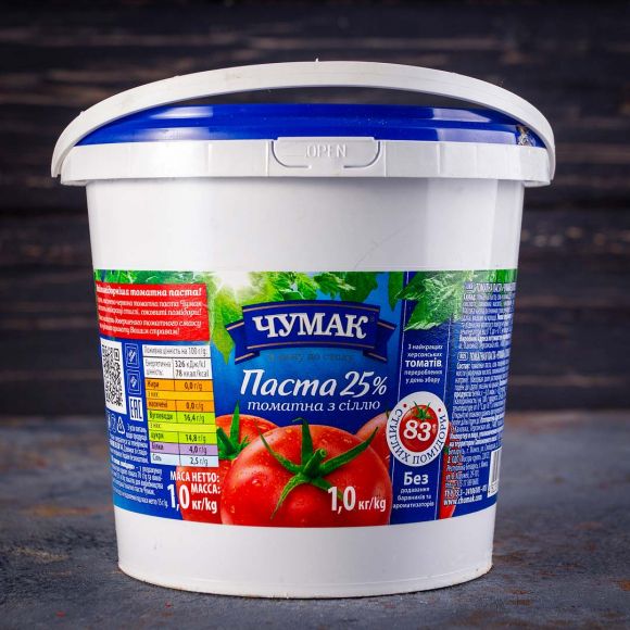 Паста томатна Чумак, 1 кг ✔️ Купити недорого з доставкою