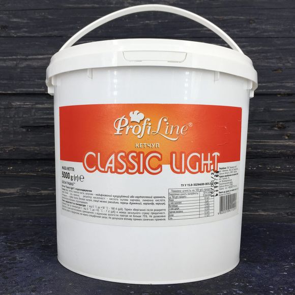 Кетчуп Томатний "Classic Light" (відро 4,9 кг) ✔️ Купити за вигідною ціною з доставкою
