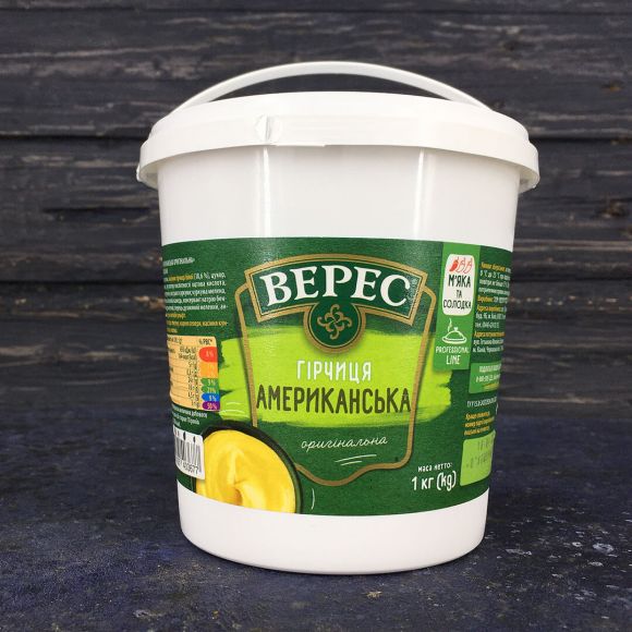 Горчица Американская Верес 1 кг ✔️ Купить по выгодной цене с доставкой
