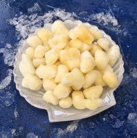 Мясо морских гребешков, резаное