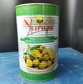 ​Зеленые оливки без косточек 100/120 "Yunus", 2 кг