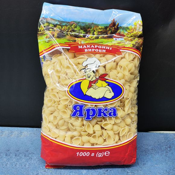 Макароны "Ярка" ракушка крупная, 1 кг ✔️ Купить недорого с доставкой