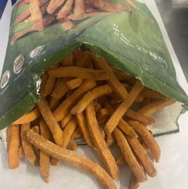 Батат фри замороженный