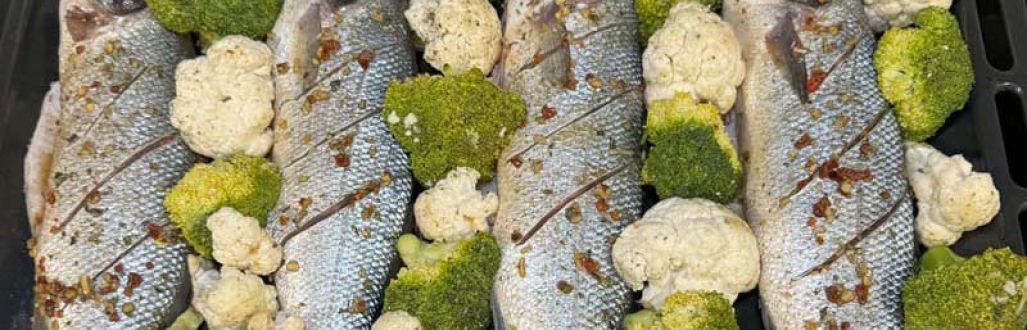 Рецепт сибаса в духовке с овощами ✔️ Пошаговое приготовление