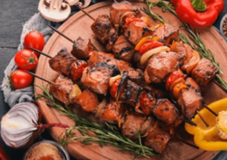 Шашлык из свиной шейки
