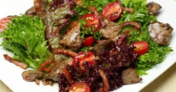 Салат на праздничный стол из куриной печени