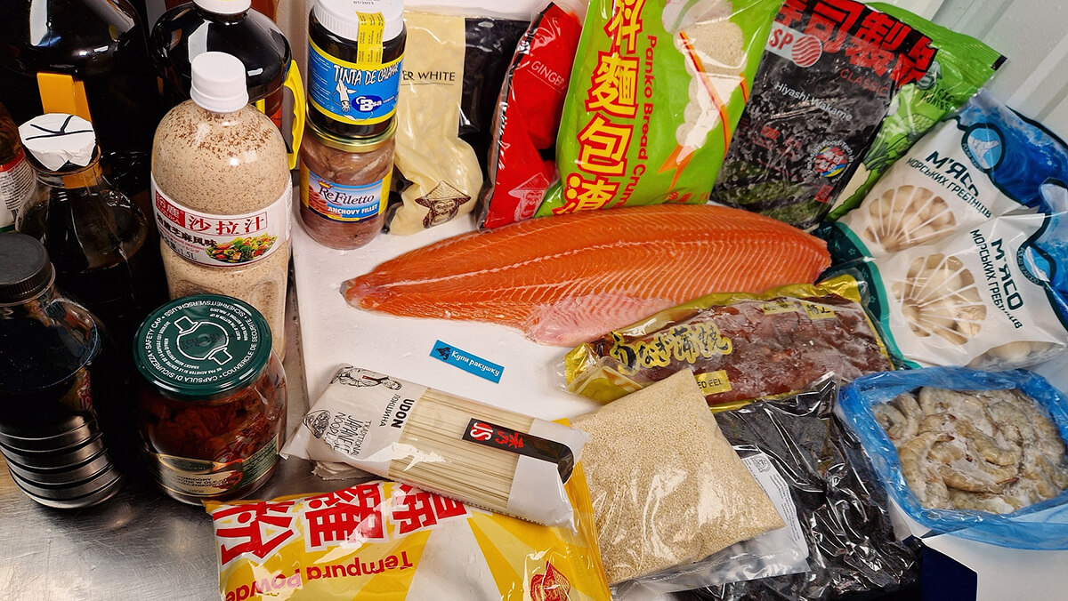 Все продукты для роллов и суши