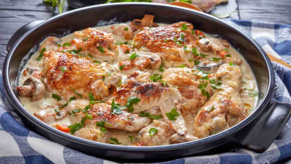 Рецепт приготовления фрикасе из курицы