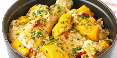 Рецепт блюда с манго и мясом