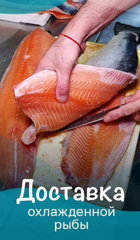 Свежая доставка охлажденной рыбы каждый четверг